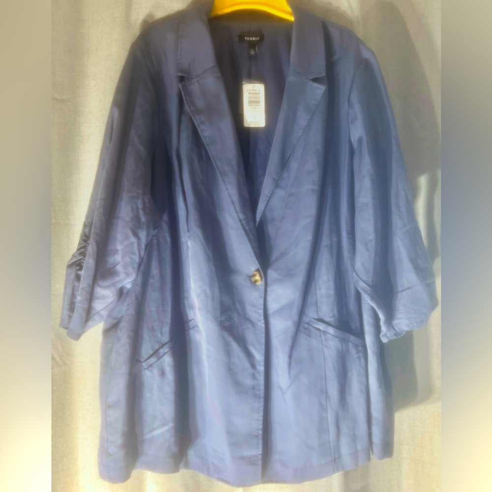 New torrid Smokey blue blazer